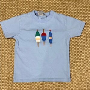 Light Blue Kids Tee with Buoy Design